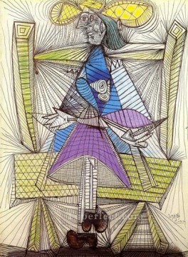 Pablo Picasso Painting - Mujer sentada Dora Maar 1938 Pablo Picasso